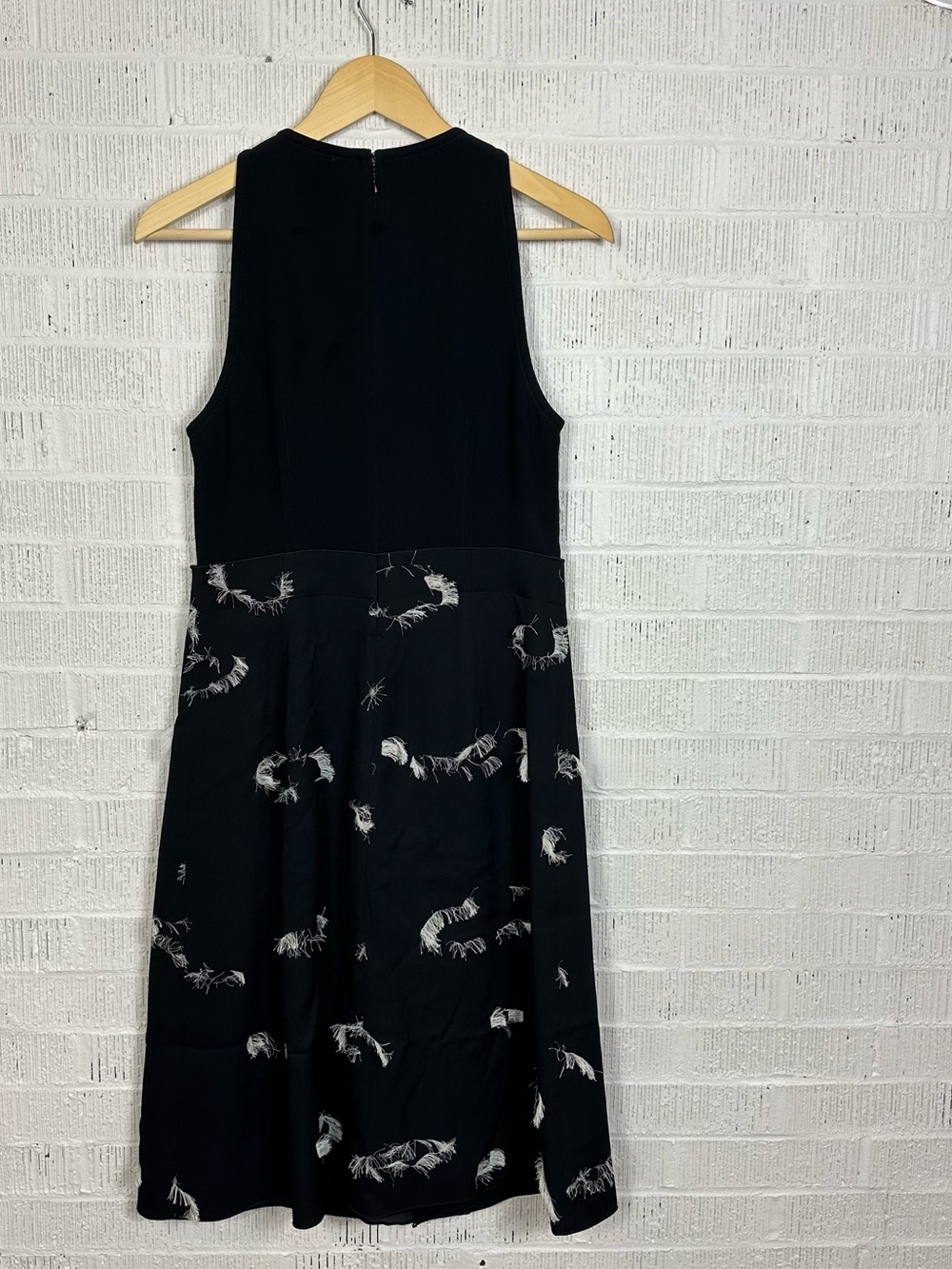 Proenza Schouler Womens Sleeveless Belted Dress Black Apron Size 8 - Picture 3 of 12